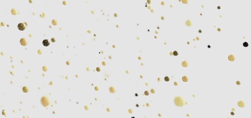 Fototapete - Elegant background with gold and beige confetti. Perfect for celebrations, invitations, and more!