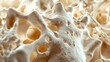 © Hoolity - Highly magnified view of porous bone tissue structure, highlighting its intricate and detailed texture.