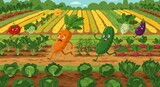 Funny Vegetable Adventure in the Farm
