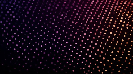 Poster - Minimal chip vector pattern with glow points and soft edge gradient