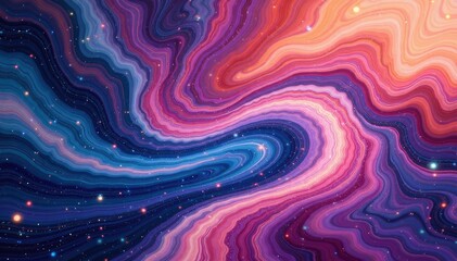Wall Mural - abstract swirling marble, flowing colors, infinite pattern , paint, psychedelic, shadow