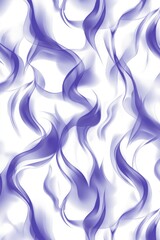 Poster - Abstract Purple Smoke Design on White Background Seamless Pattern Artistic Modern Style Illustration