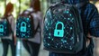 © gentho - Secure backpacks signifying digital safety and data protection for students