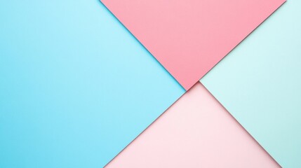 Poster - abstract pastel color block background. (2)