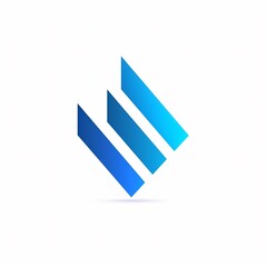 Poster - Abstract gradient geometric arrangement concept symbolizing progress and growth