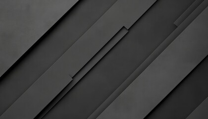 Poster - Abstract Dark Gray Background with Diagonal Geometric Lines and Minimalist Design Metallic Paper Texture Backdrop and Simple Decorative Elements