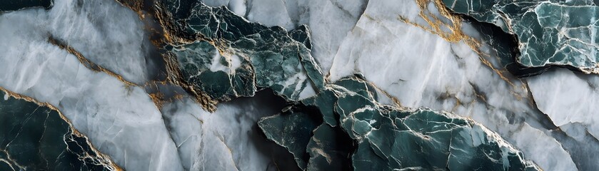 Poster - A close-up view of textured marble, showcasing the intricate patterns and colors of the stone
