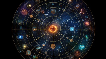 celestial astrology circle