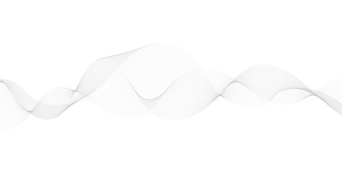 Poster - Abstract grey smooth element swoosh speed wave modern stream background. Abstract wave line for banner, wallpaper background with wave design. Abstract business wave curve lines