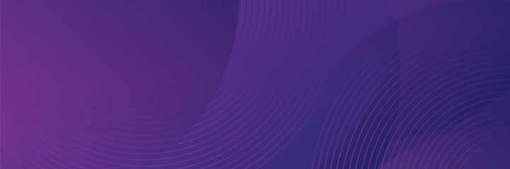 Aufkleber - minimal geometric background. purple elements with fluid gradient. dynamic shapes composition. eps10