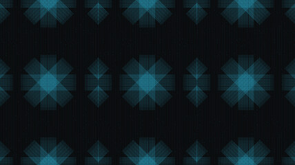 Fototapete - Abstract Light Electronic Lines on Blue Technology Background,comic and Motion concept design,vector.