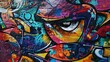 © Nehtott - Urban Graffiti: A vibrant urban graffiti background with colorful street art, adding a youthful and edgy feel for fashion items.