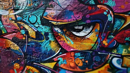  Urban Graffiti: A vibrant urban graffiti background with colorful street art, adding a youthful and edgy feel for fashion items. 
