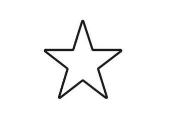 Poster - Simple star icon vector illustration suitable for various design projects and creative applications