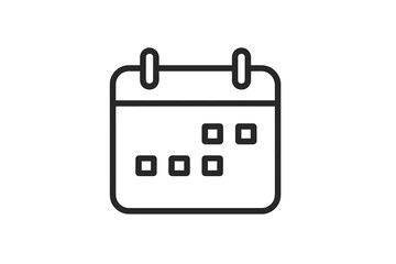 Poster - Calendar icon representing planning and scheduling activities for various occasions and reminders throughout the year