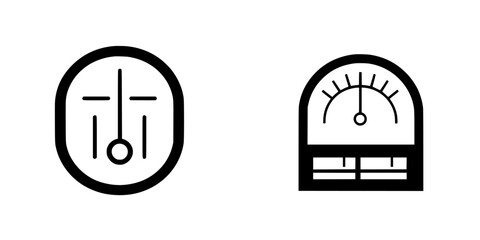 Poster - Vector icon design featuring measurement tools suitable for various applications in technology and engineering fields