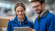 © Kateryna - Professional Logistic Hub Team Efficiently Sorting Parcels