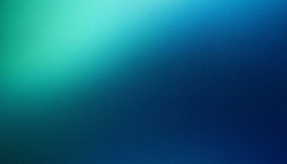 Leinwandbilder - Gradient background with blue and green colors. Abstract blurred backdrop with smooth transitions and textured surface.
