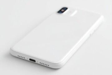 Aufkleber - sleek modern electronic device isolated and centered on pristine white background offering ample cop