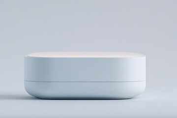 Aufkleber - sleek modern electronic device isolated and centered on pristine white background offering ample cop
