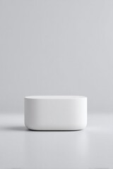 Poster - electronic device minimalistic and isolated on pristine white background offers ample copy space