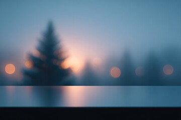 Poster - capture essence of eco-conscious living portraying blurred silhouettes in background