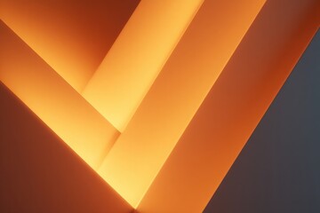 Poster - dynamic abstract lines form geometric shapes against vibrant background showcasing minimalistic linear art under studio