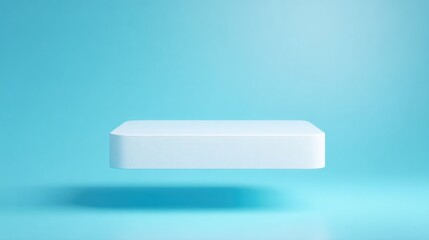 Poster - floating podium set against minimalistic background to highlight its form