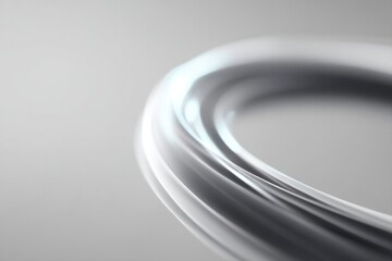 Aufkleber - capture minimalistic image of swirling abstract forms on plain background