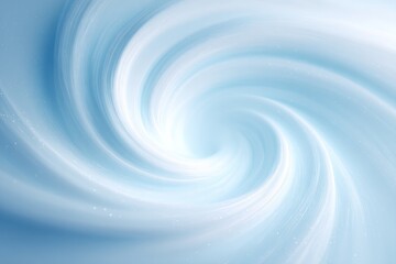 Poster - intricate vortex swirling on clean white background
