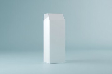 Aufkleber - 3d rendering of single geometrically shaped product package on gradient background