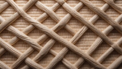 Rustic handmade wood pattern on beige wall backdrop