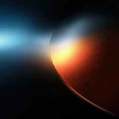 Poster - Exploration of a vibrant surface illuminated by soft light at twilight