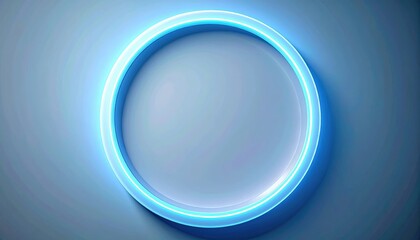 Poster - Dynamic neon circle animation digital space visual content modern environment abstract viewpoint futuristic concept for enhanced visual appeal