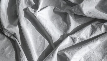 Poster - Textile fabric creases photography studio setting high-resolution image minimalist aesthetic close-up view texture concept