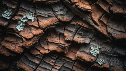 Poster - Tree trunk skin texture tileable for design