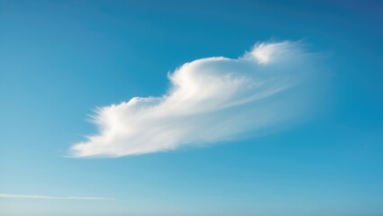 Poster - White clouds set against a blue sky