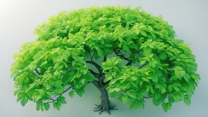 Poster - tree viewed from above