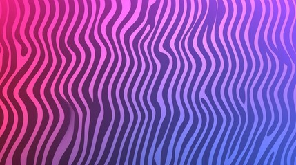 Leinwandbilder - Zebra print background with a purple and blue color scheme. The zebra print is very bold and vibrant, giving the image a lively and energetic feel. The colors of the background