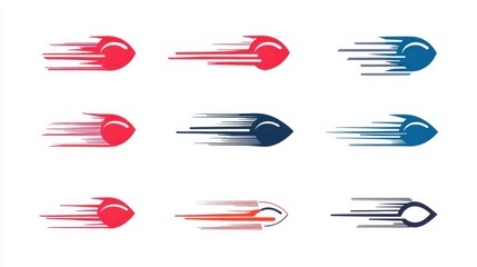 Poster - Faster Logo Template vector icon illustration , no logos, no brands