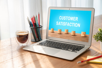 Poster - customer satisfaction and evaluation analysis on modish software computer for marketing strategy pla
