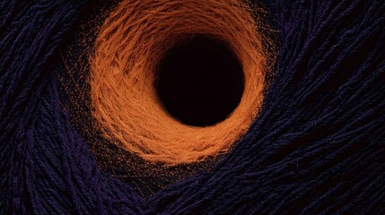 Wall Mural - cosmic tapestry black hole weaving spacetime threads celestial knitting interstellar phenomenon grav