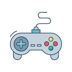 Fototapete - Illustration of a game controller gamepad joystick for gaming console video games entertainment technology