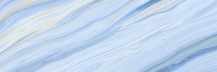 Leinwandbilder - Marble rock texture blue ink pattern liquid swirl paint white dark that is Illustration background for do ceramic counter tile silver gray that is abstract waves skin wall luxurious art ideas concept.