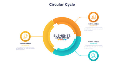 Modern Infographic Vector Banner. Business Illustration