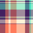 © SolaruS - Abstract plaid pattern with retro colors, conveys a sense of order and structure. Perfect for backgrounds, web design, or textile design projects.