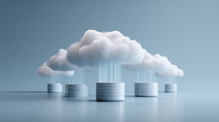 Poster - Cloud computing network architecture, data storage, and secure system infrastructure
