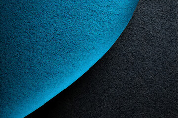 Poster - Close-up of contrasting dark blue and black textured surfaces.