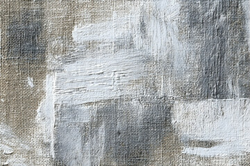 Poster - Abstract canvas texture with layered paint strokes.