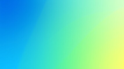 Poster - Abstract gradient background with smooth transitions of blue green and yellow vibrant colors.